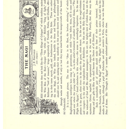 Madonna and Child - C. Von Bodenhausen - 1898 Litho Art Print D19