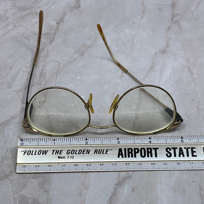 Retro Titmus z87 Italy Gold Tone Wire Frame Sunglasses Eyeglasses Frame TG7-G3-3