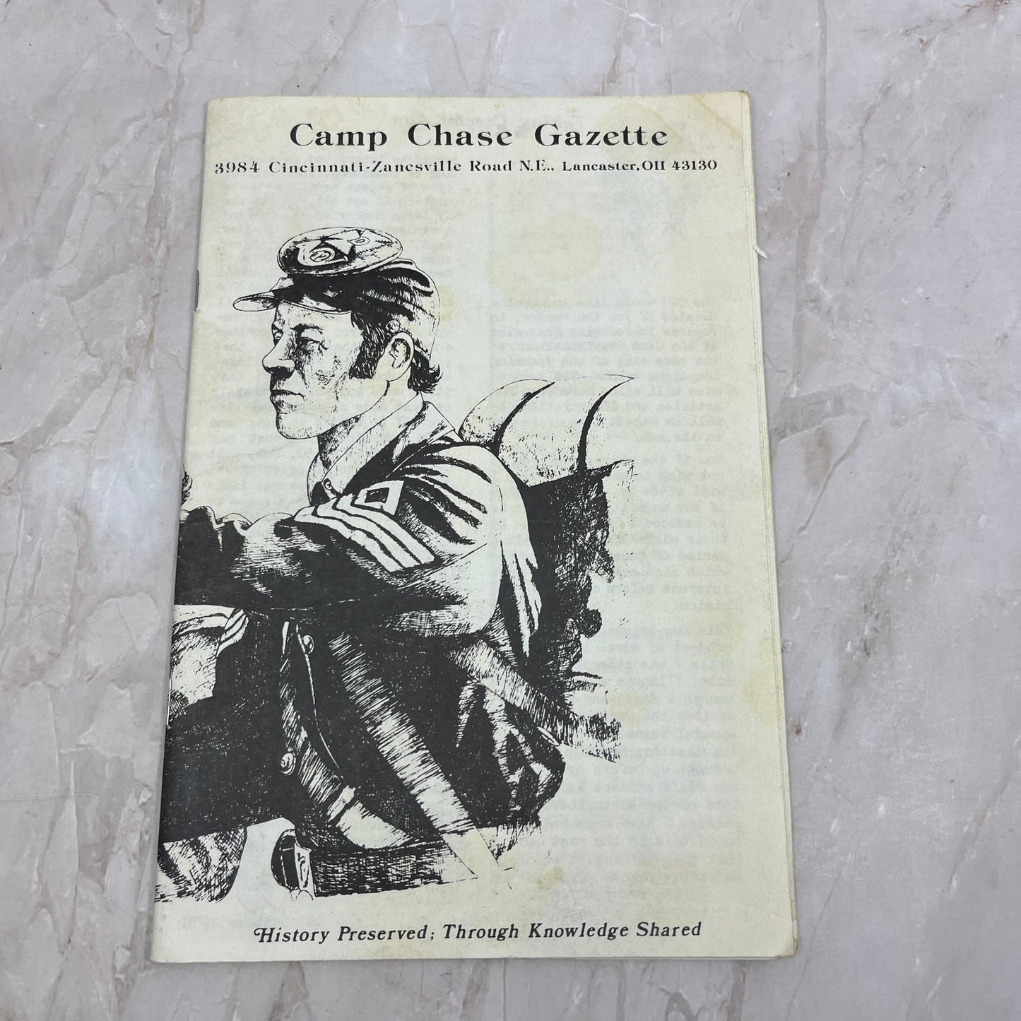 1978 Oct Camp Chase Gazette Newsletter Lancaster Ohio TG8-VV