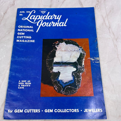 A Ship as Seen From Pirate's Cave - Lapidary Journal Magazine - Aug 1970 M28