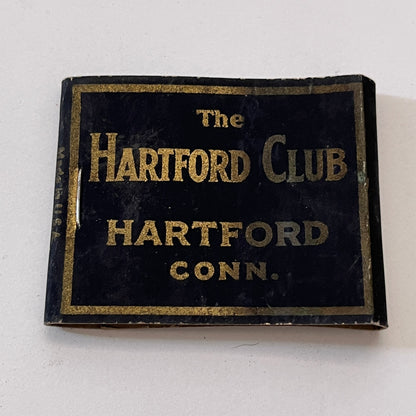 The Hartford Club Hartford CT Vintage Matchbook Cover TB8-MB3-8
