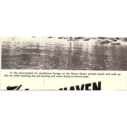Columbine Lake Lodge Grand Lake CO 1958 Ad AG1-M4