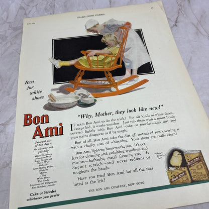 Bon Ami Cleaning Powder New York 1924 Magazine Ad FL6-11