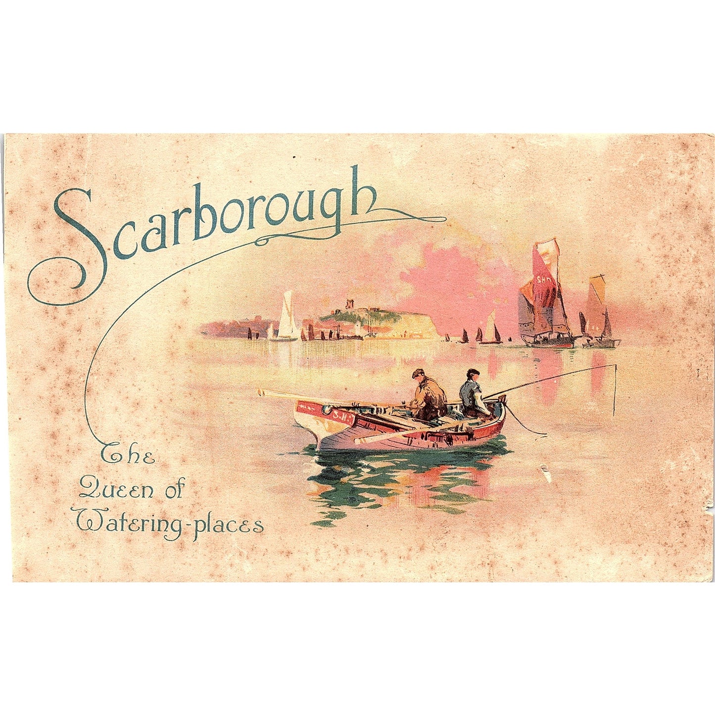 Ashley's Spa Boarding Establishment S.G. Ashley Scarborough c1910 Ad AF3-9