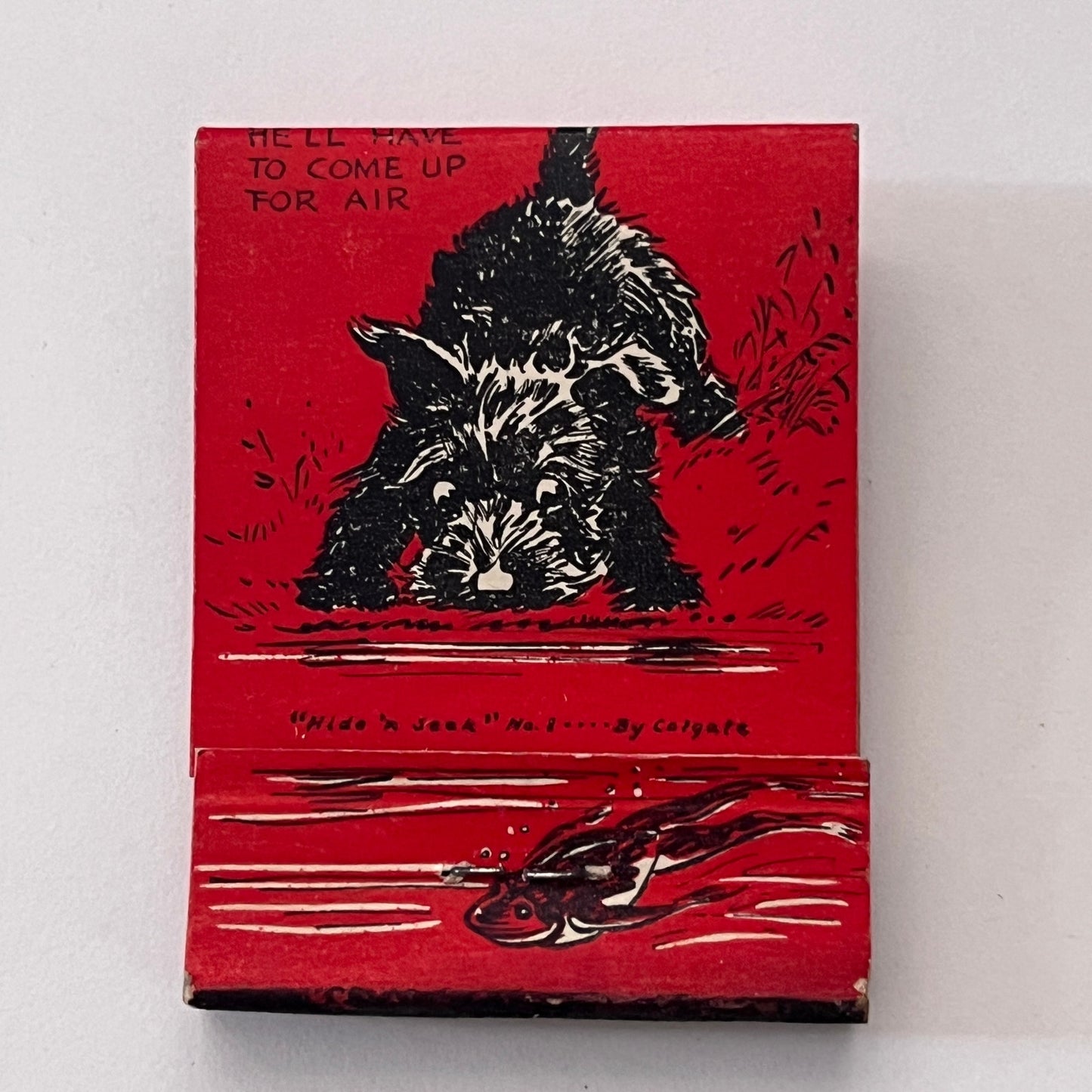 Scotty Dog International Card Game Scoring 1935 Matchbook Cover TB8-MB-10