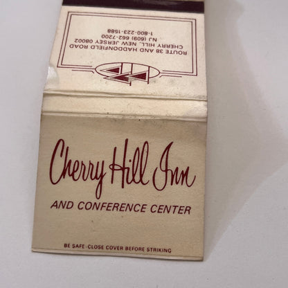 Cherry Hill Inn Route 38 Cherry Hill NJ Vintage Matchbook Cover TB6-MB1-9