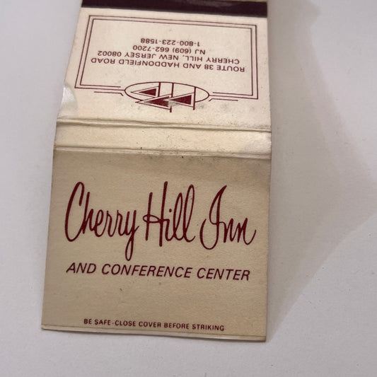 Cherry Hill Inn Route 38 Cherry Hill NJ Vintage Matchbook Cover TB6-MB1-9