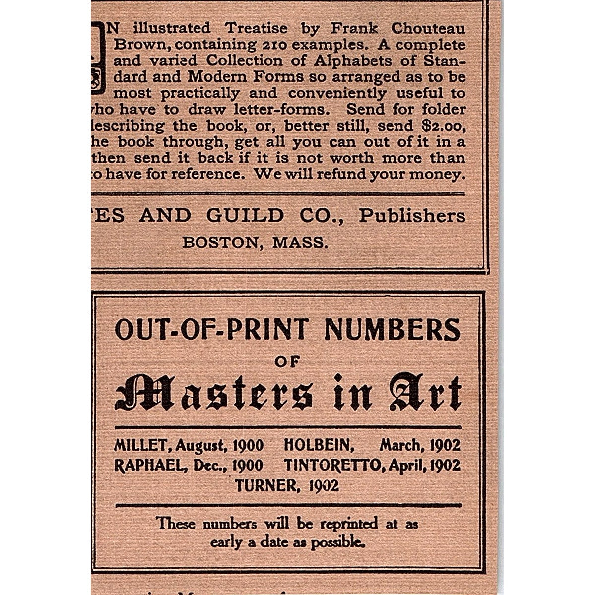 New York School of Art Chase School Susan F. Bissell - 1908 Ad AF4-8