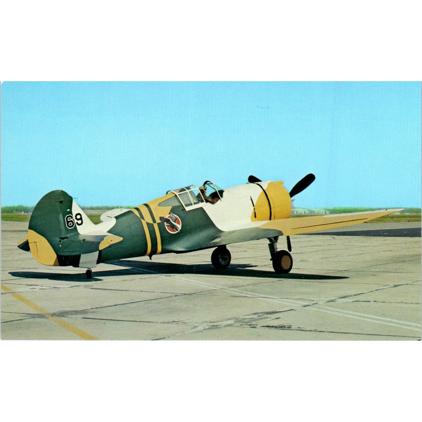 Curtis P-36A Hawk Vintage Postcard P4-5