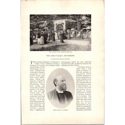 The Chautauqua Movement Hjalmar Hjorth Boyesen 6 Pages 1985 Article AH6-7