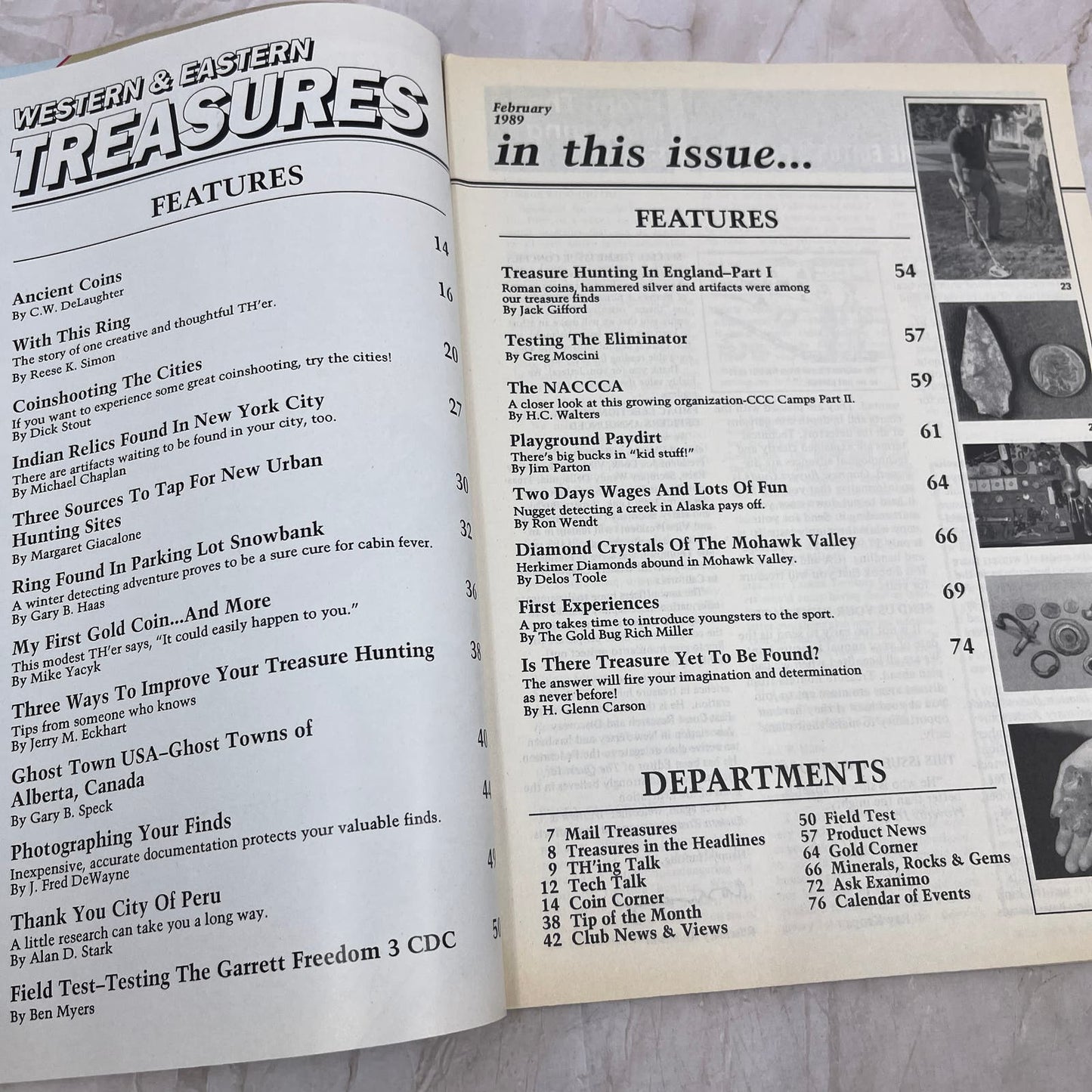 1989 Feb - Western & Eastern Treasures Magazine - Treasure Hunting Gold M11