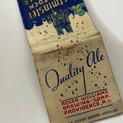 Westminster Half Stock India Pale Ale Vintage Matchbook Cover TB6-MB1-12