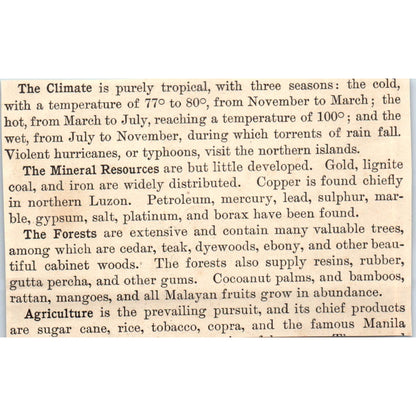 College Building Oahu Hawaiian Islands 1901 Engraving AF2-P4