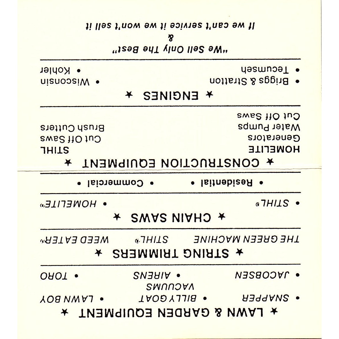 Ace Service Center Ivan S. Moser San Antonio TX Vintage Business Card SSB4-B13