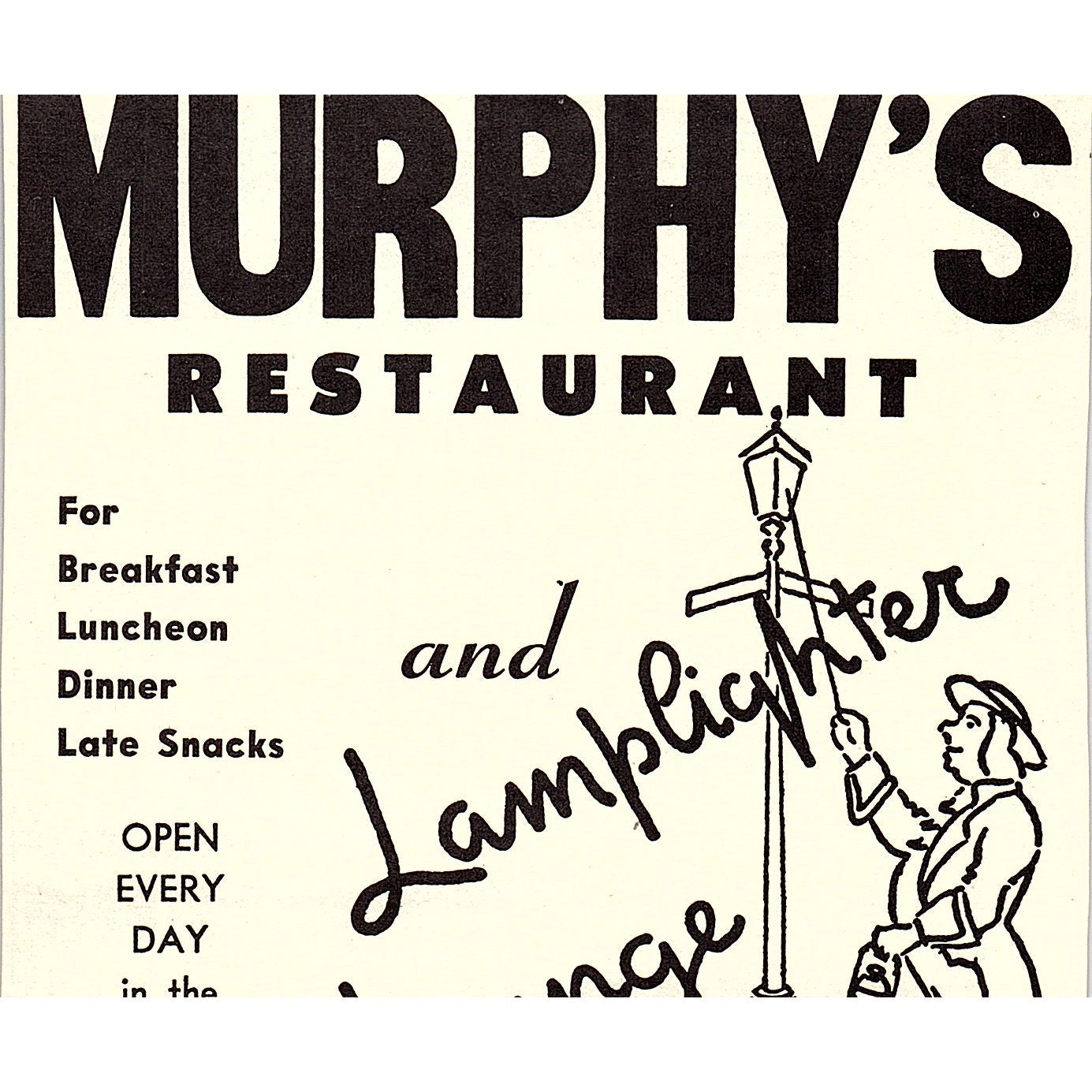 The Matchless Restaurant and Cocktail Lounge Denver CO 1958 Ad AG1-H3