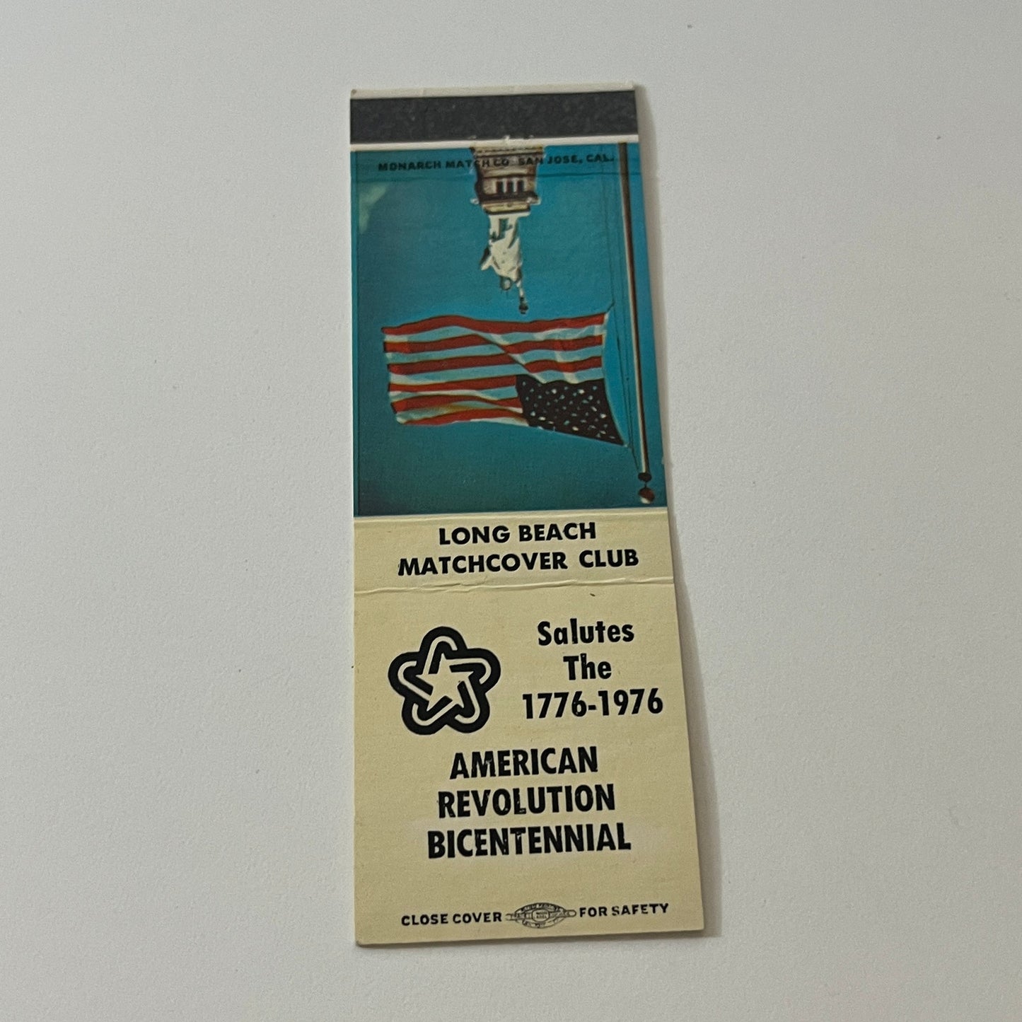 Long Beach Matchcover Club 1974 Convention Fresno Vintage Matchbook TB6-MB2-5