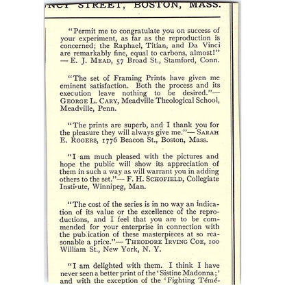 I.P. Frink Picture Lighting 551 Pearl Street New York - 1908 Ad AF4-3