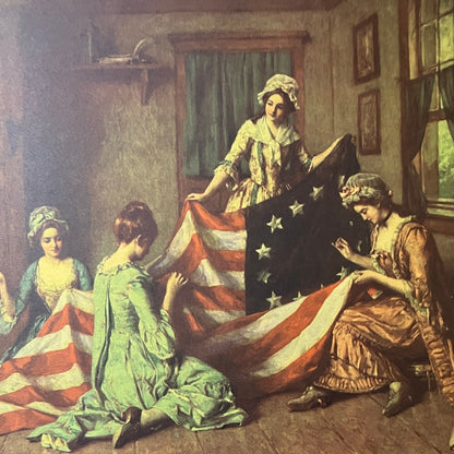 Birth of the Flag - Henry Mosler Lithograph Art Print 11x14 V8
