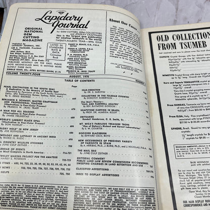 A Ship as Seen From Pirate's Cave - Lapidary Journal Magazine - Aug 1970 M28