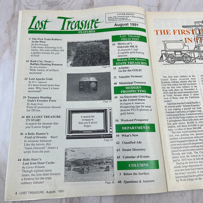 1991 Aug - Lost Treasure Magazine - Treasure Hunting Gold Prospecting M14