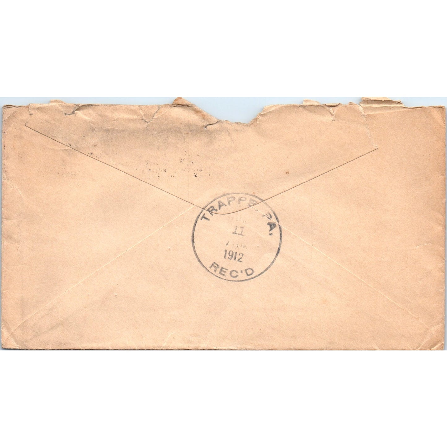 1912 Rumely Products Co Columbus OH to Trappe PA Postal Cover Envelope TG7-PC3