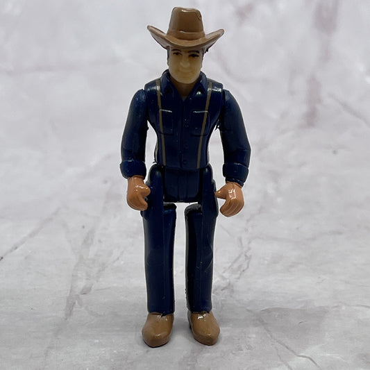 Vintage 1990 Buddy L Rancher Cowboy Blue Figurine BuddyL SE2