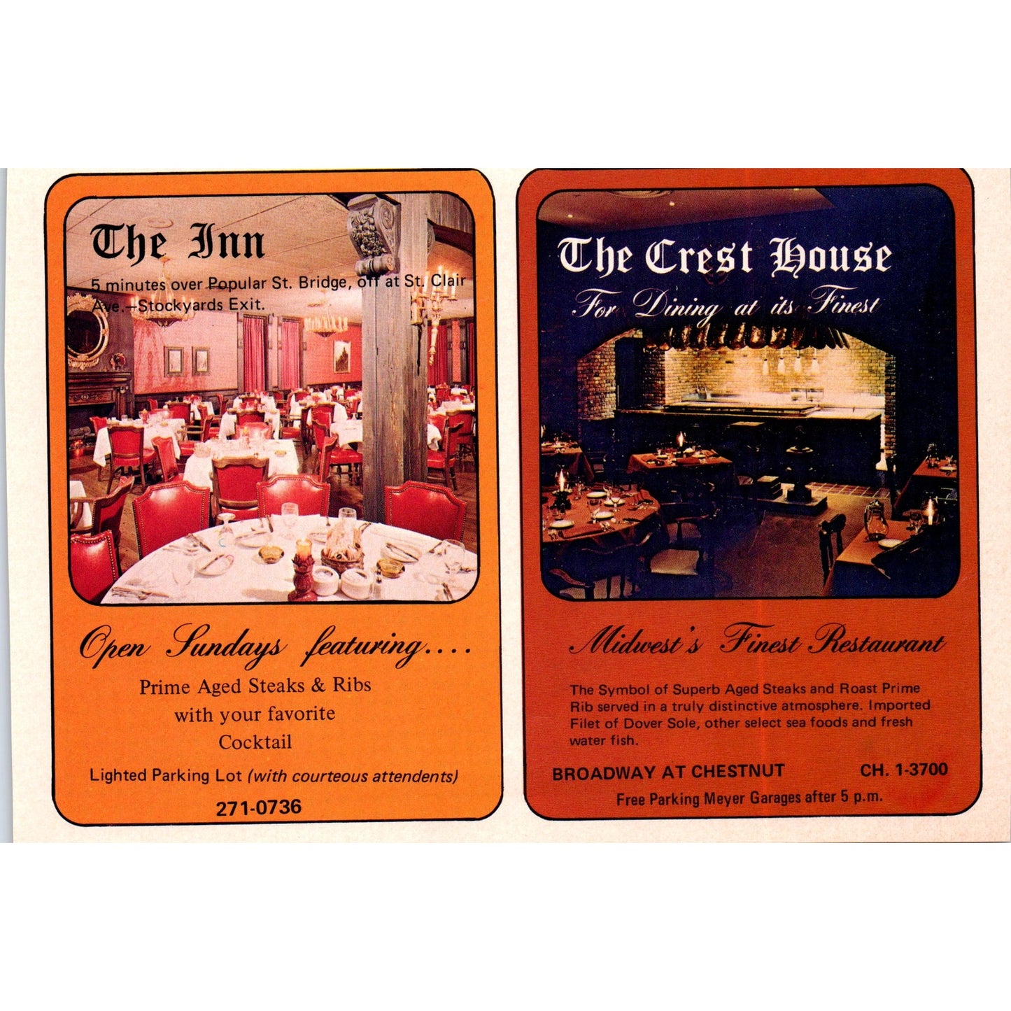 Jasper Boventre's Roses Italian Restaurant St. Louis 1971 Magazine Ad AD8-H4