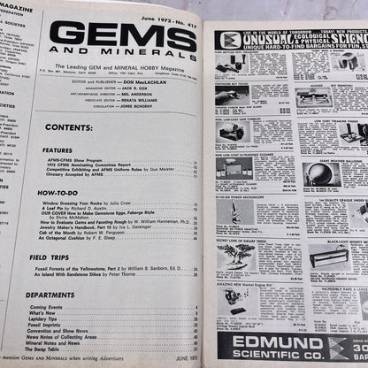 Fantasy of Gems Anaheim Ca Program Issue - Rock & Gem Magazine - Jun 1972 M24