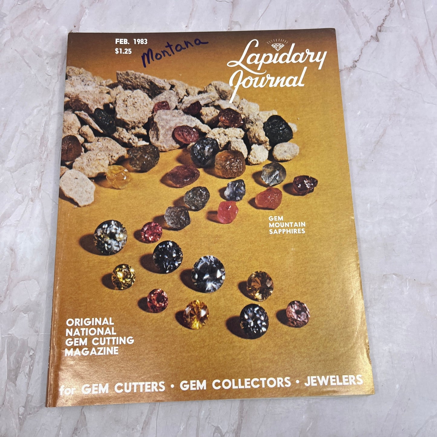 Gem Mountain Sapphires - Lapidary Journal Magazine - Feb 1983 M27