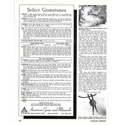 Minex Lapidary Supplies Newsletter Vol 11 No 9 Melbourne Australia 1972 Ad AF8-3