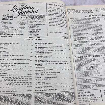 The Night Raiders - Lapidary Journal Magazine - Aug 1975 M23