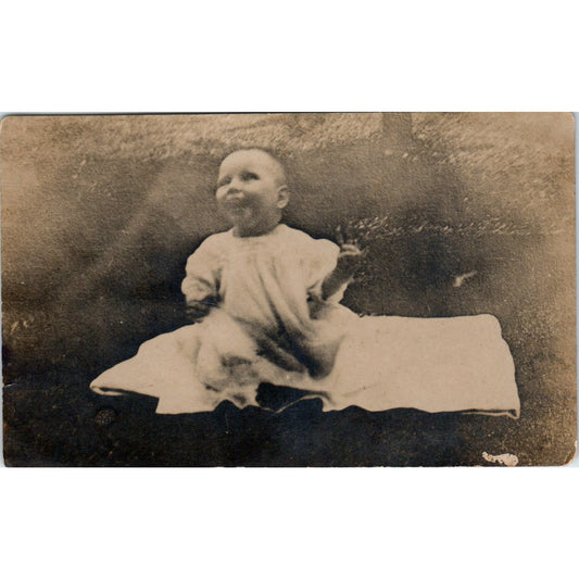 Baby Photo Asenith Coventry RPPC Antique Postcard PD3