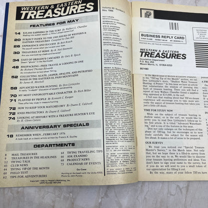 1986 May - Western & Eastern Treasures Magazine - Treasure Hunting Gold M12