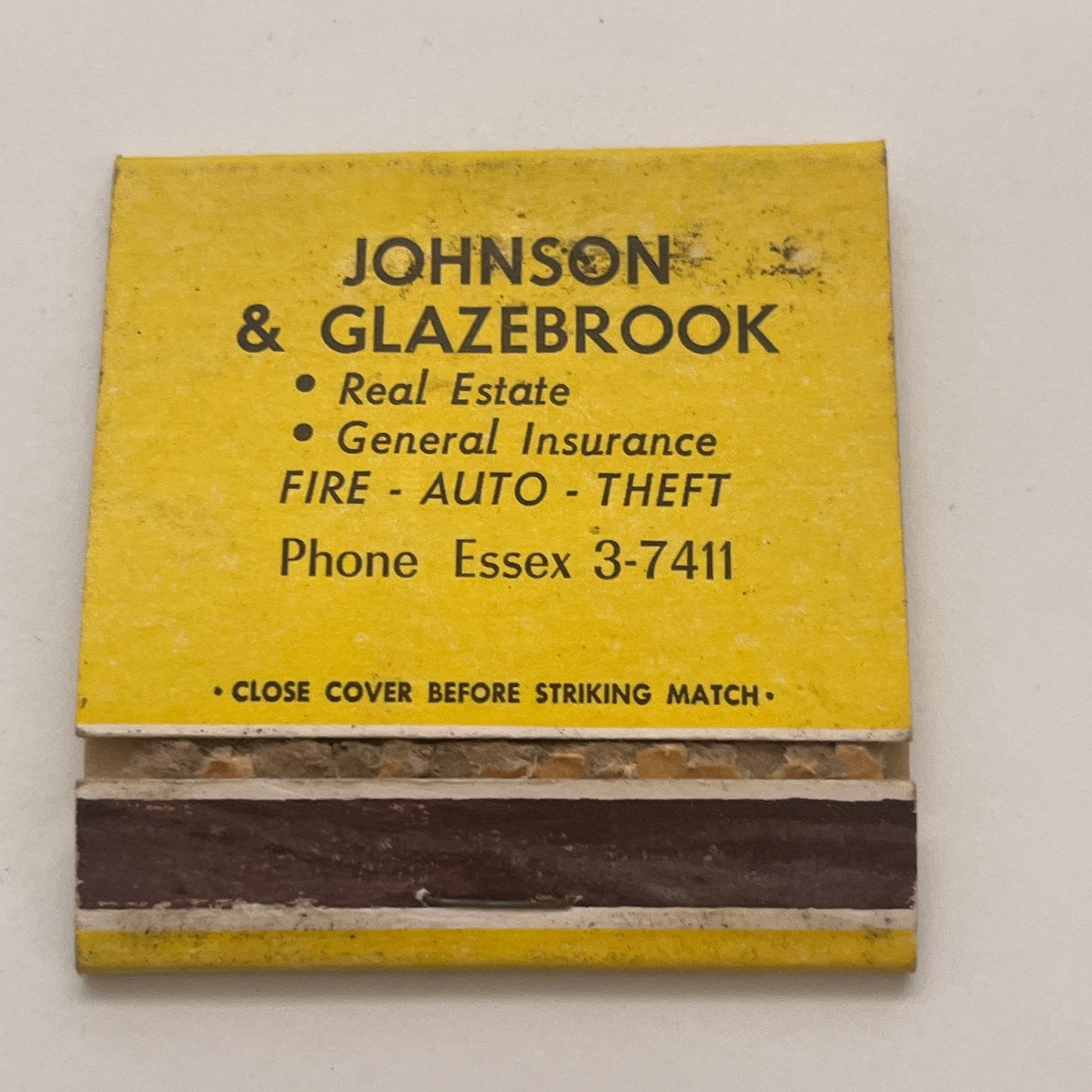 Johnson & Glazebrook Real Estate The Saint Paul Companies Matchbook TB8-MB2-7