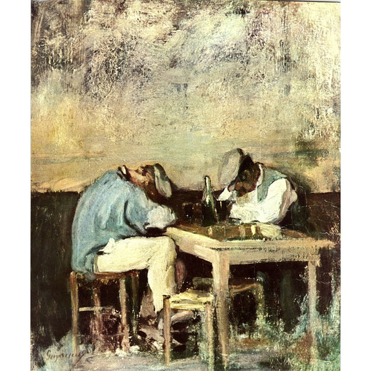 Of Two Drunks by Grigorescu Vintage Art Print 7x9 V12