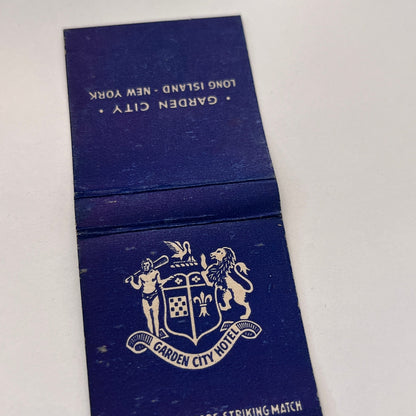 Garden City Hotel Long Island New York Vintage Matchbook Cover TB8-MB-14