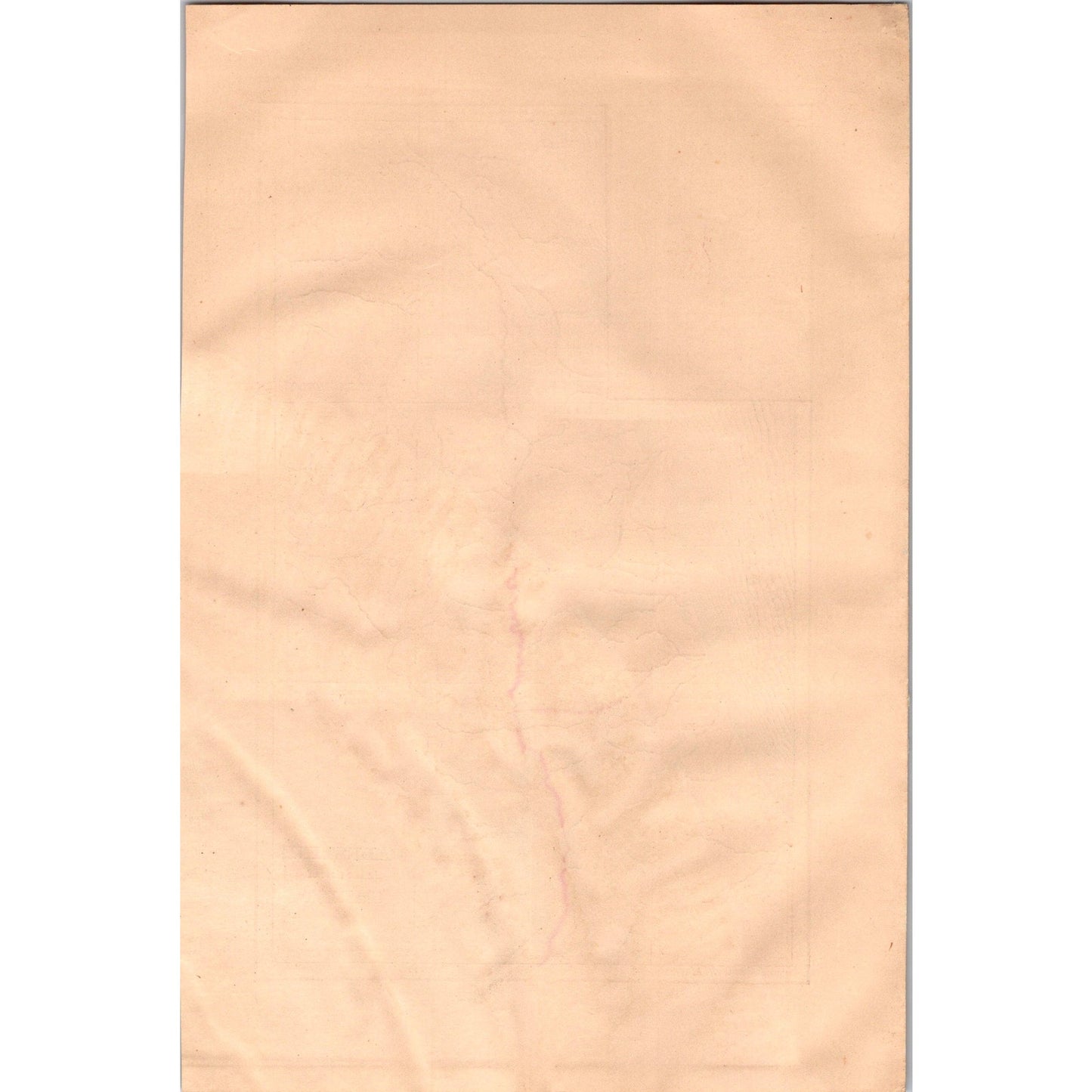 1881 Original Map of Palestine in the Time of Christ Engraving AJ6-2