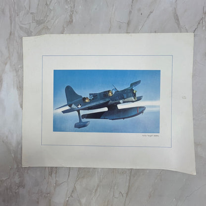 The Curtiss Seagull SO3C Vintage Print 10.5x13 FL6-4