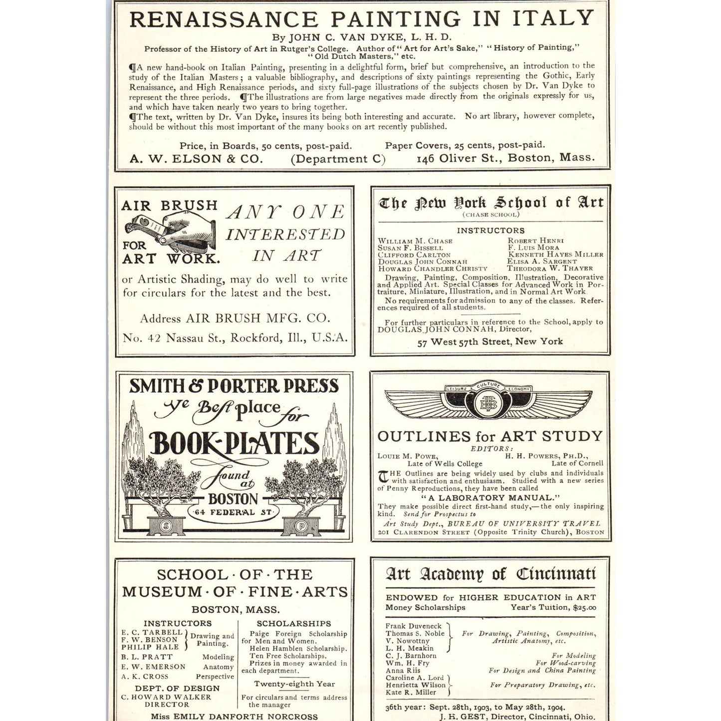 Bates & Guild Co Artistic Country Houses Boston c1905 Victorian Ad D13