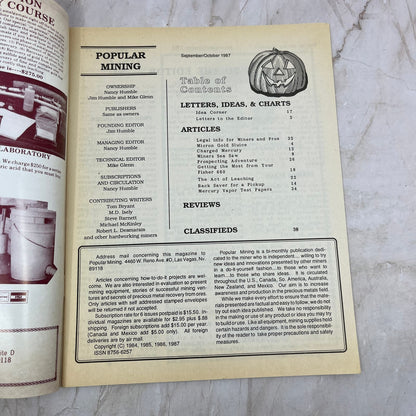 1987 Sep/Oct - Popular Mining Magazine - Treasure Hunting Gold Prospecting M19