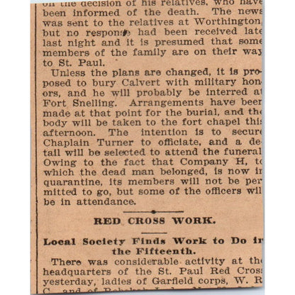 Peddlers Protest Persecution St. Paul 1898 Newspaper Ad AF2-Q1