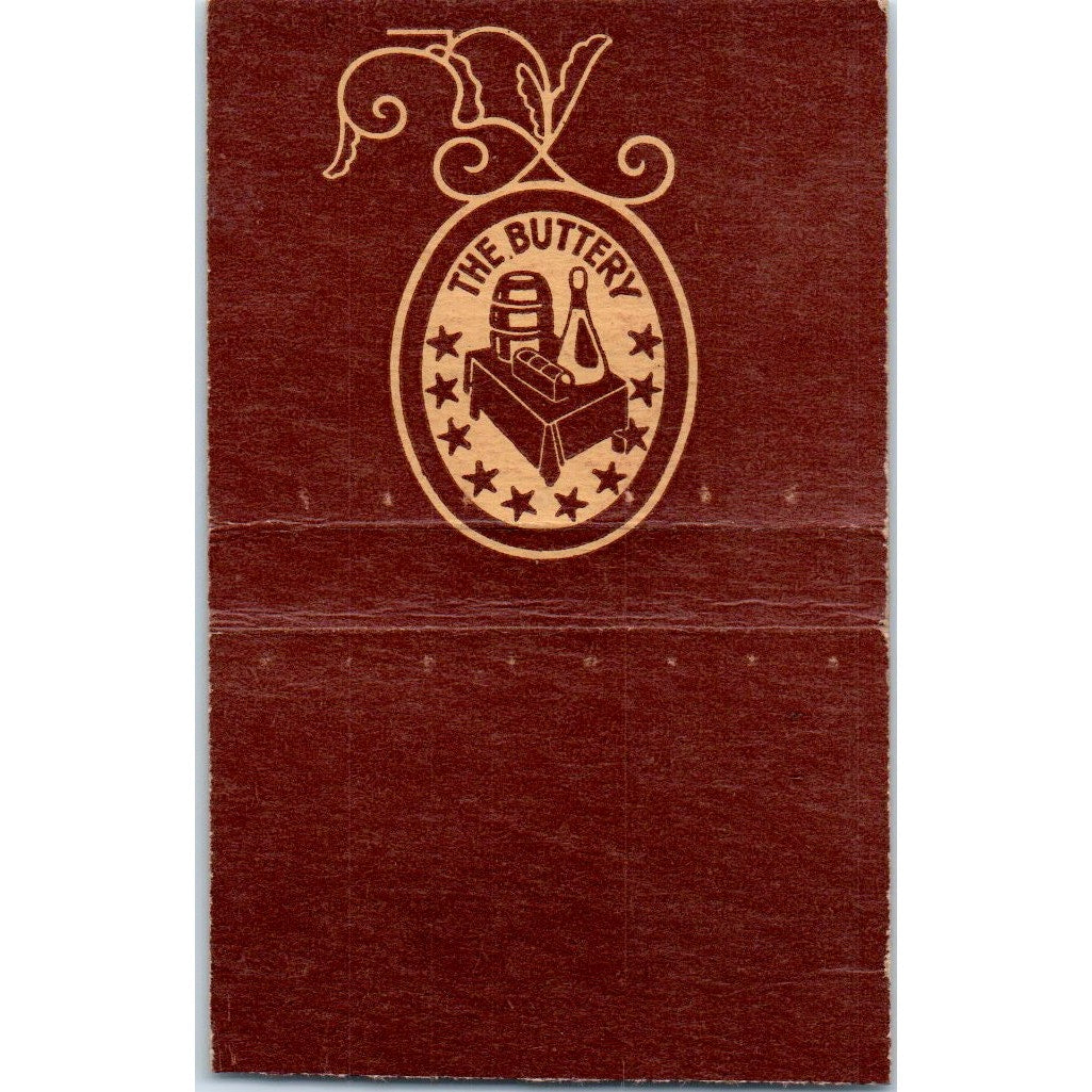 The Buttery Ambassador Hotels Chicago Vintage Matchbook Cover SF4-Y6