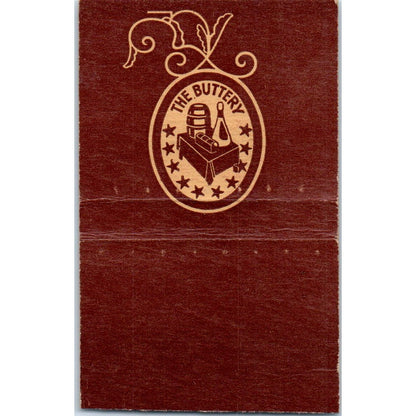 The Buttery Ambassador Hotels Chicago Vintage Matchbook Cover SF4-Y6