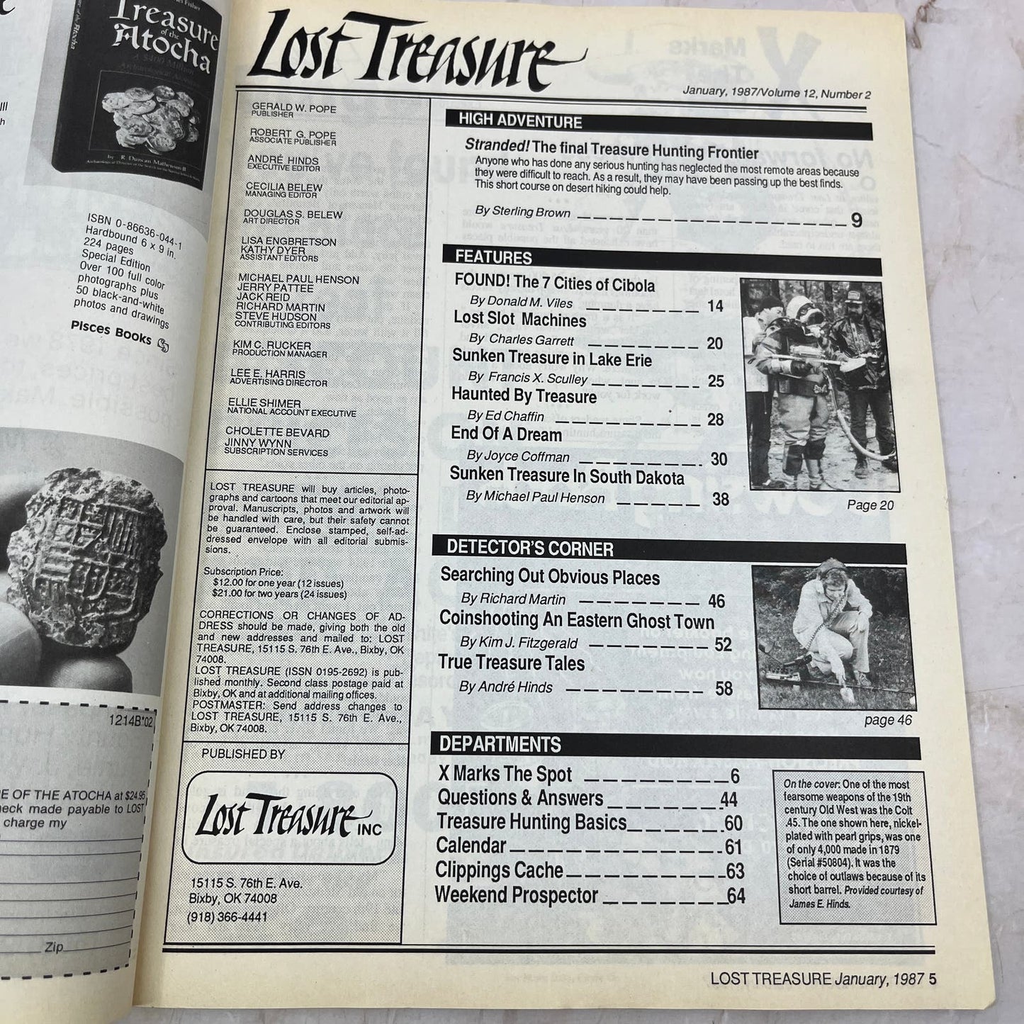 1987 Feb - Lost Treasure Magazine - Treasure Hunting Gold Prospecting M15