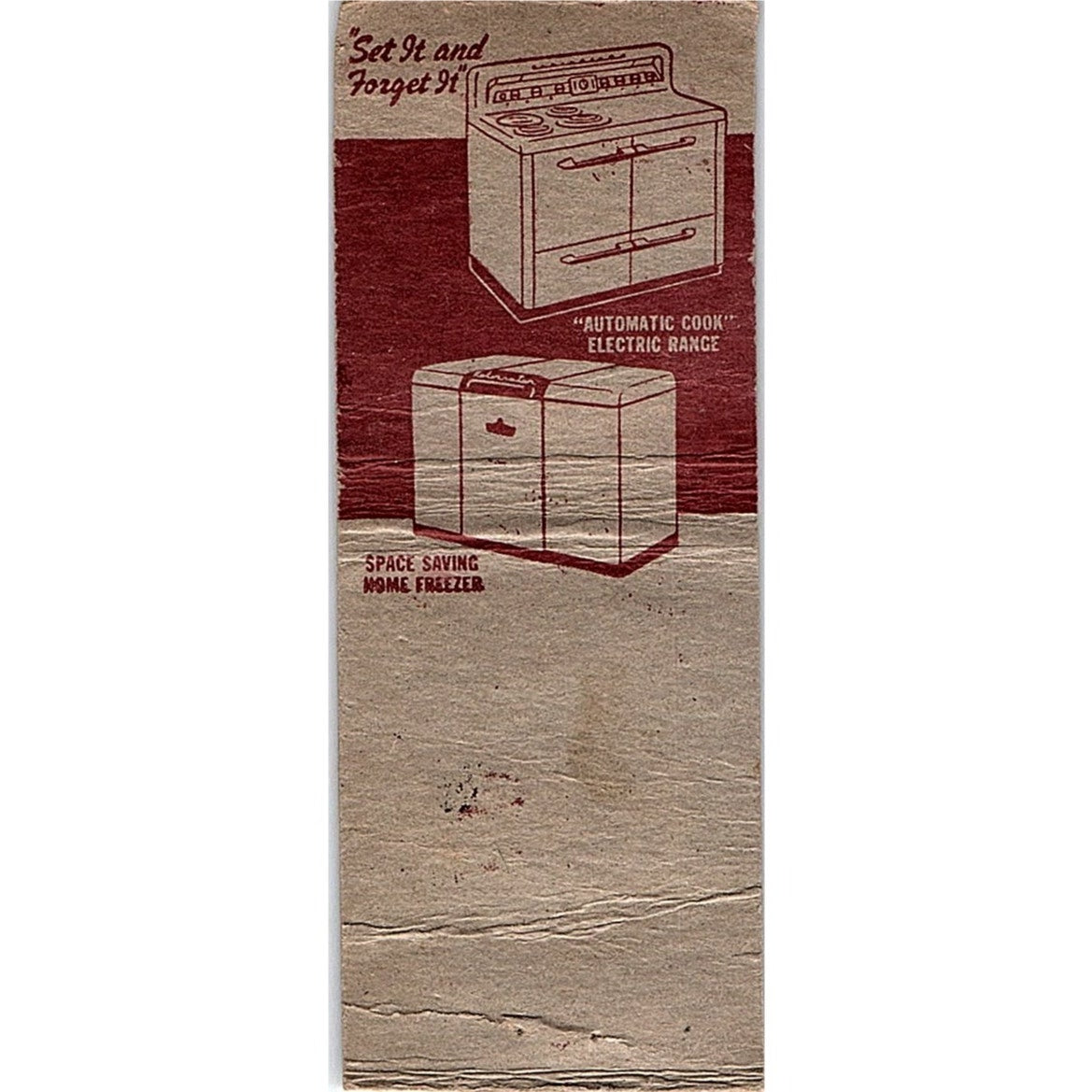 O.K. Machine Co Roseau MN Kelvinator Vintage Matchbook Cover SC7-Y1