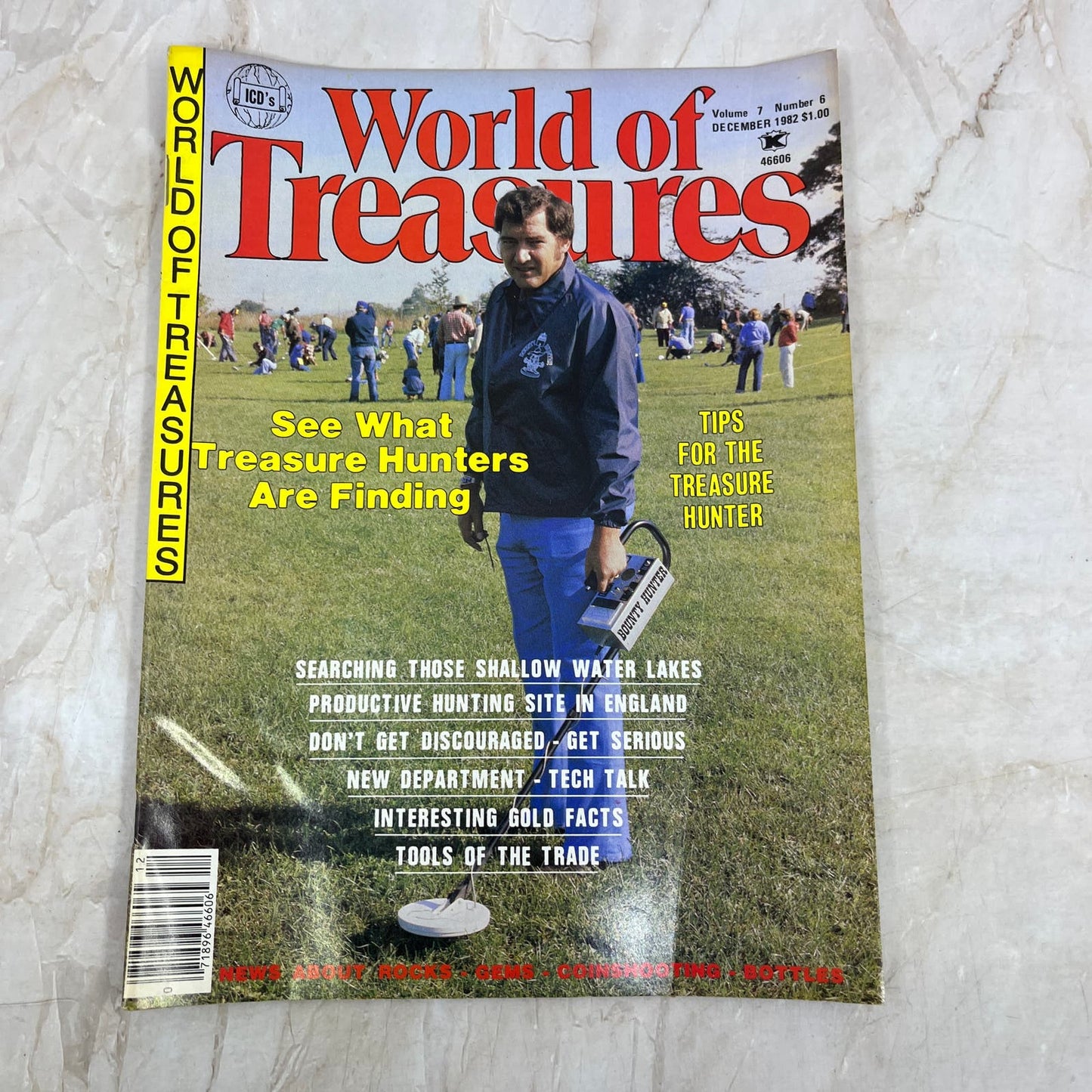 1982 Dec - ICD World of Treasures Magazine - Treasure Hunting Gold Rocks M16