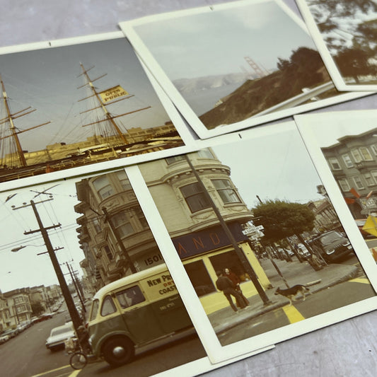 1970s Lot of 9 Original San Francisco Photos Ashbury Golden Gate Bridge TJ5-EL