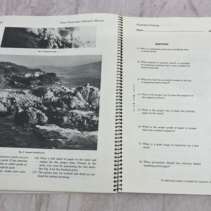 1974 Photo Technology Laboratory Manual Irvin T. Lathrop Marshall LaCour TH9