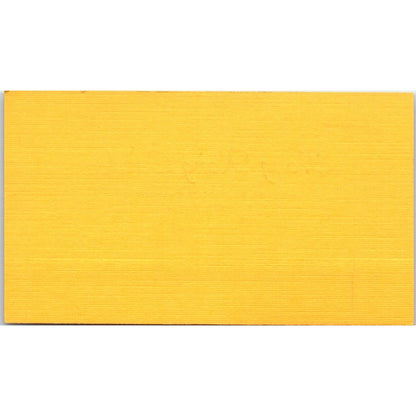 Hong Kong Garden Chinese Spencer Chun Torrance CA Vintage Business Card SE3-B6