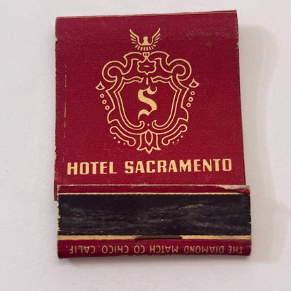 Hotel Sacramento Walnut Room California Vintage Matchbook Cover TB8-MB-9